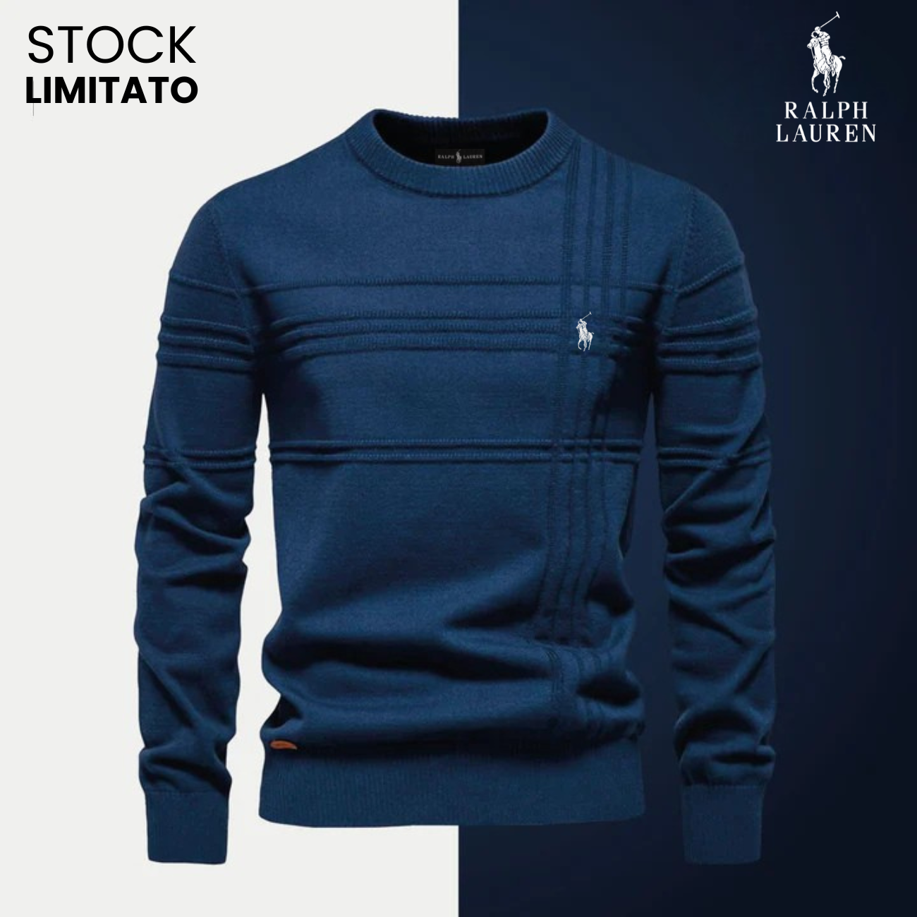 Maglione Testurizzato da Uomo | RL™ (LIQUIDAZIONE TOTALE)