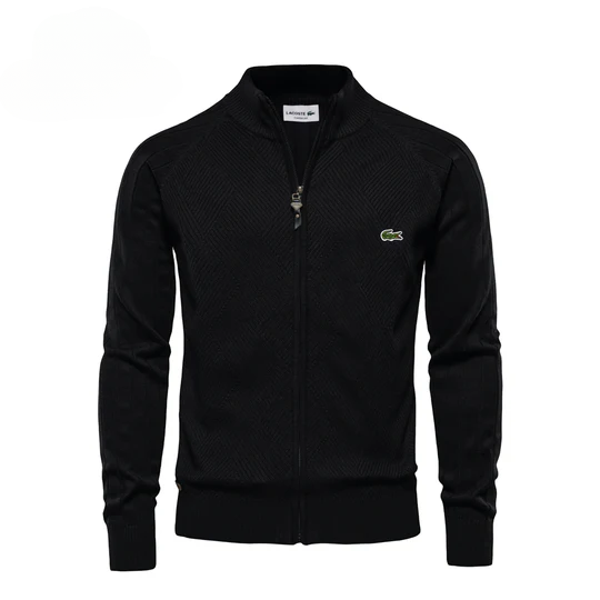 Felpa con zip testurizzata da uomo LC - SALDI DI LIQUIDAZIONE