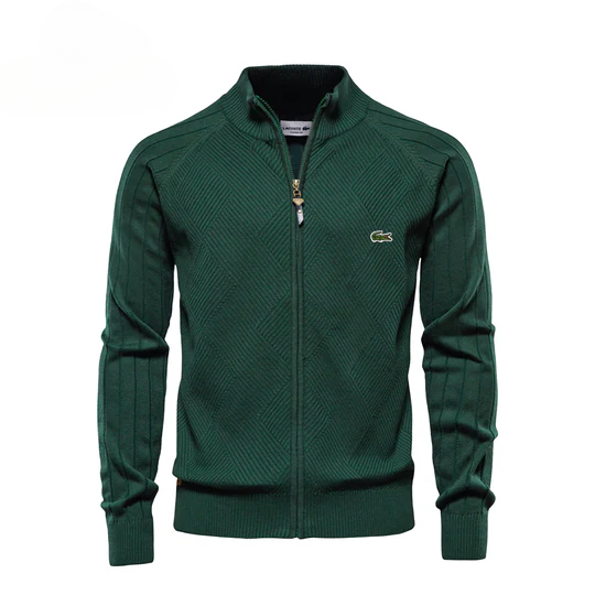 Felpa con zip testurizzata da uomo LC - SALDI DI LIQUIDAZIONE