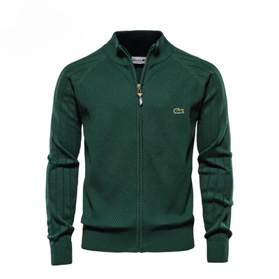 Felpa con zip testurizzata da uomo LC - SALDI DI LIQUIDAZIONE