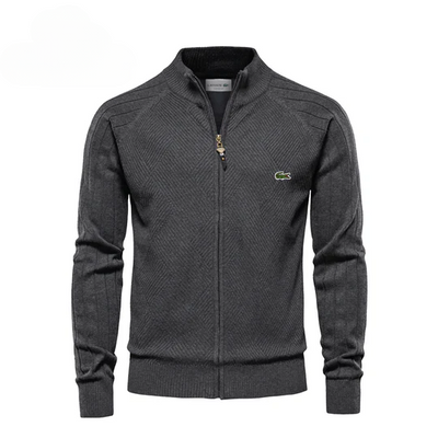 Felpa con zip testurizzata da uomo LC - SALDI DI LIQUIDAZIONE