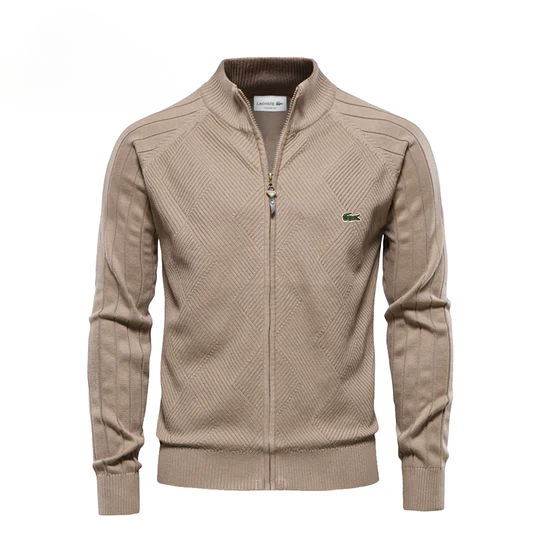 Felpa con zip testurizzata da uomo LC - SALDI DI LIQUIDAZIONE