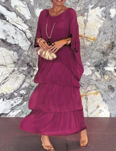 Caroline | Elegante Abito Maxi Confortevole per Tutte le Occasioni